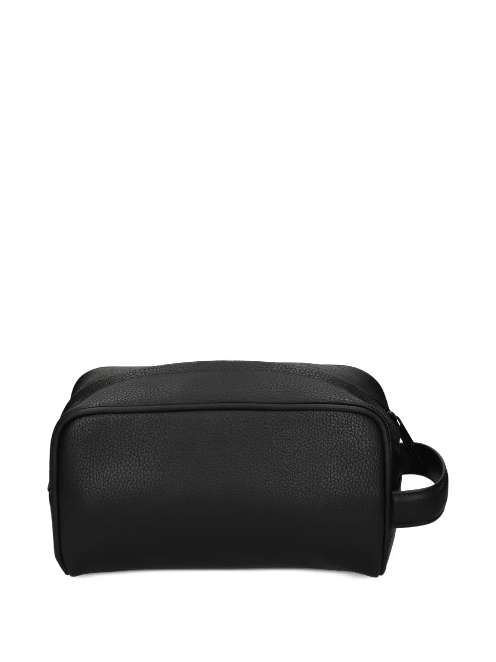 textured handle-strap wash bag