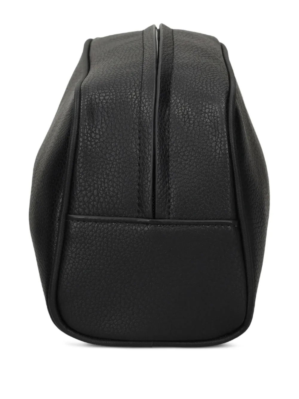 textured handle-strap wash bag