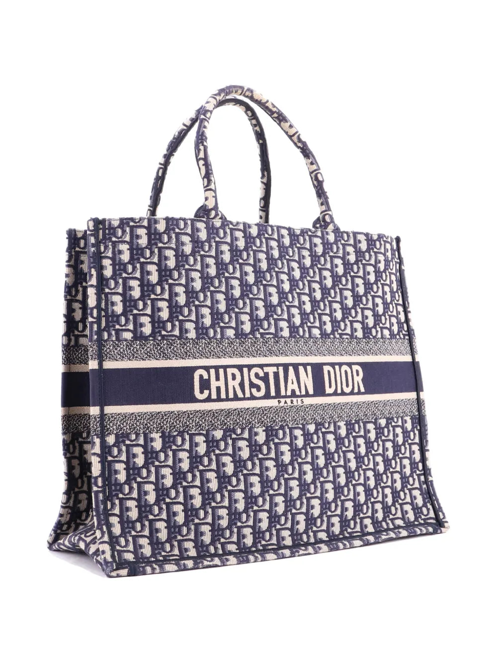 Book Oblique Canvas Large tote bag