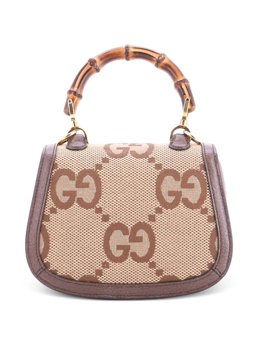 Bamboo 1947 Top Handle Bag Jumbo GG Canvas Mini crossbody bag