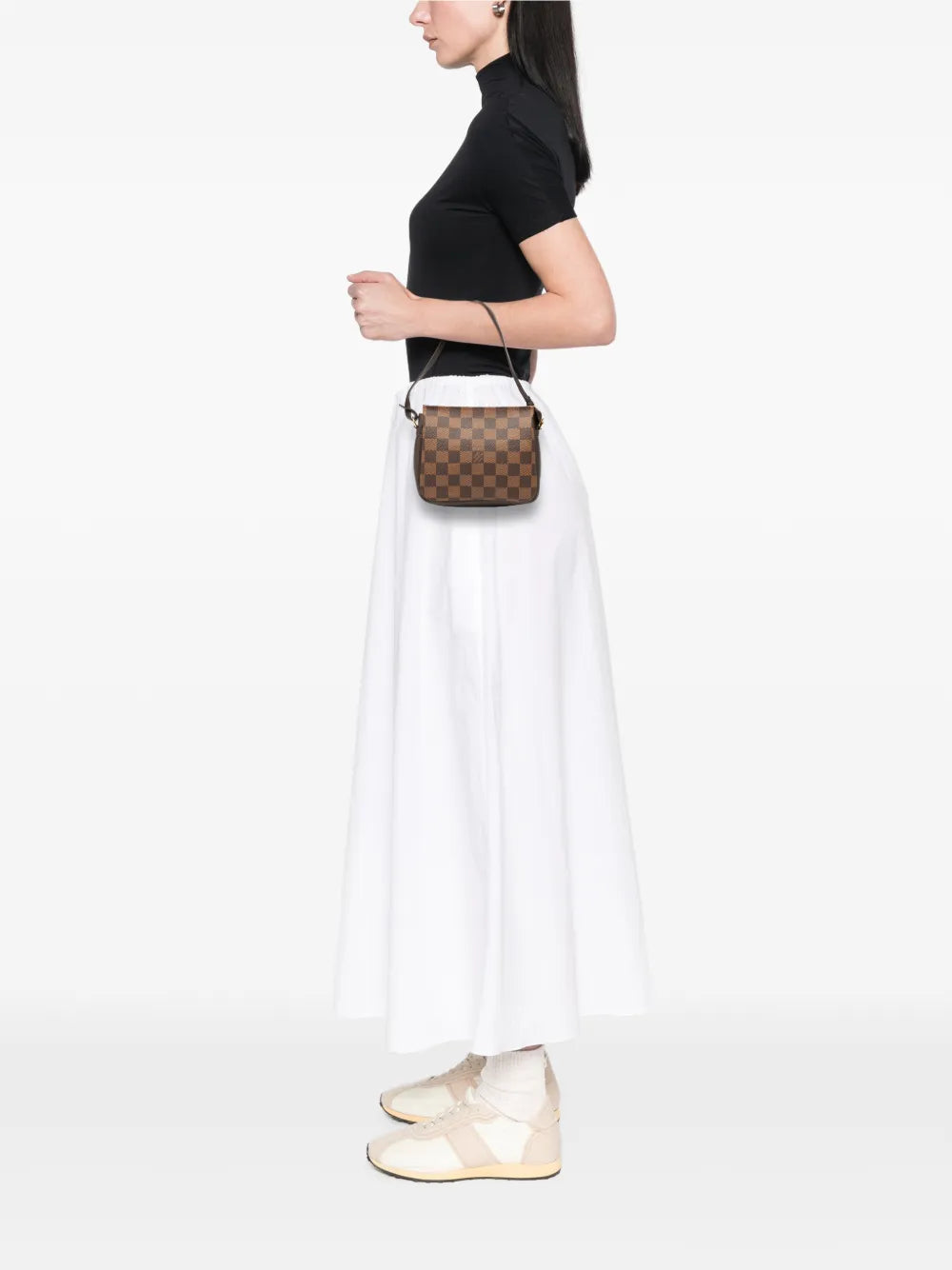 2001 Damier Ebene Trousse Pochette handbag