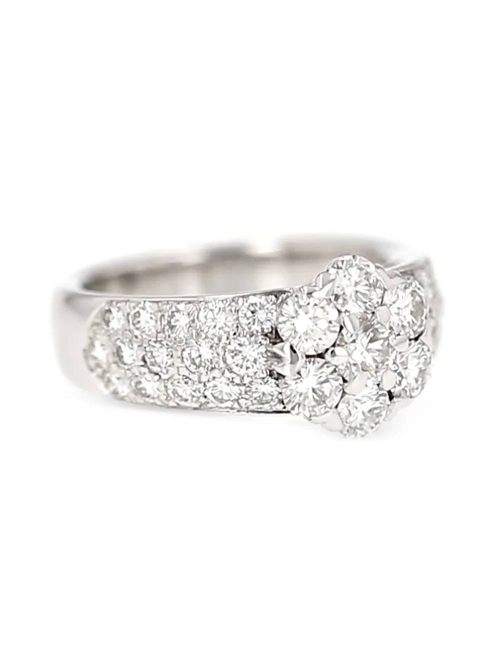 diamond flower ring