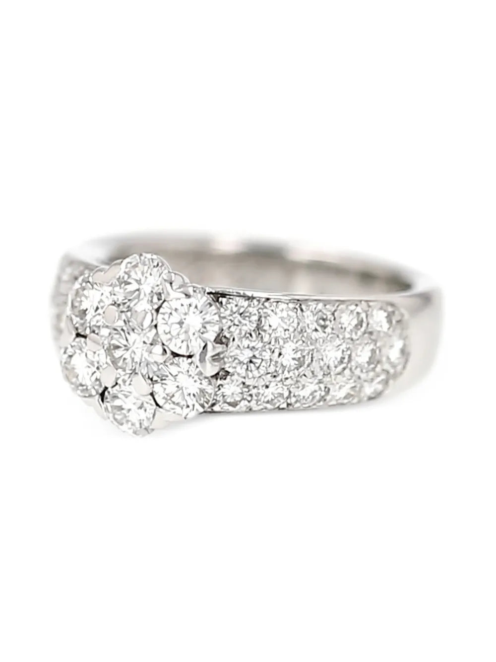 diamond flower ring