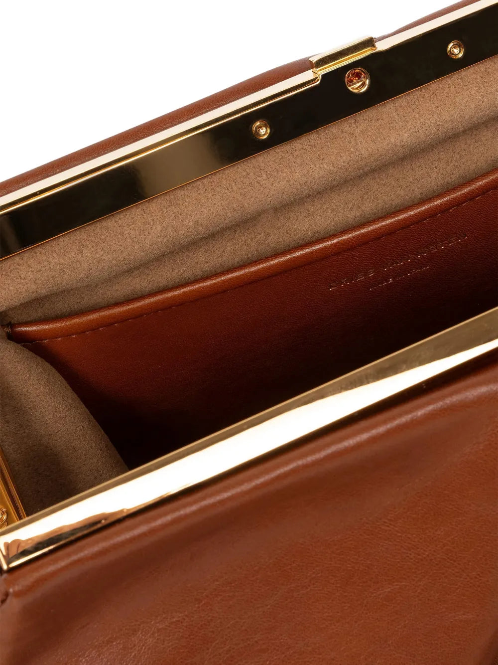 pleated beaded leather clutch bag