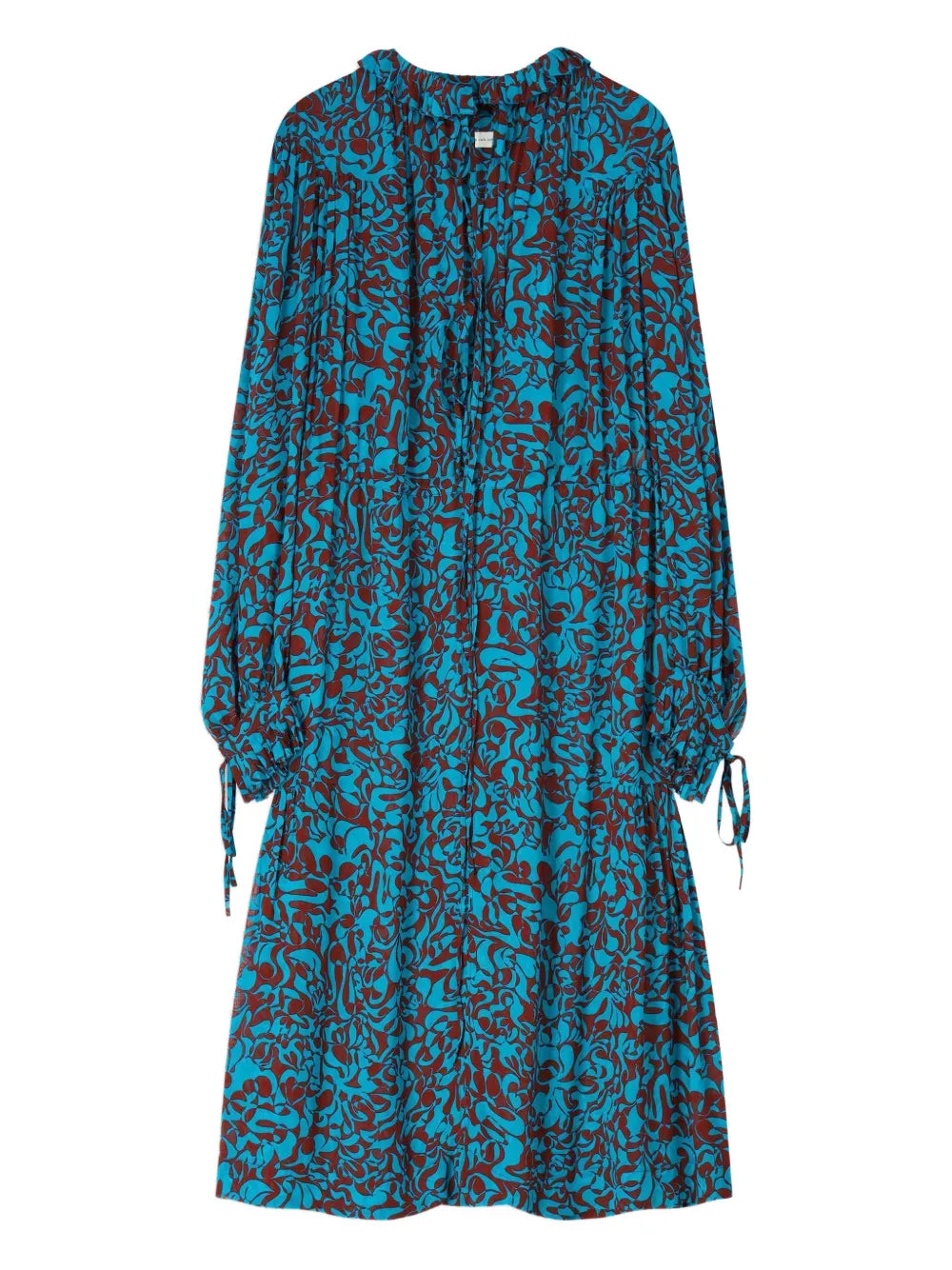printed midi dress