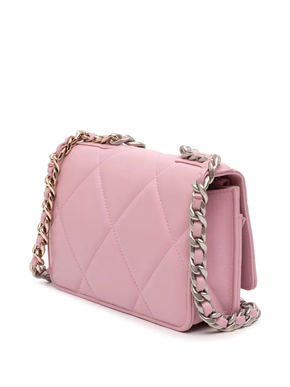 2021-2025 Quilted Lambskin 19 Wallet on Chain satchel