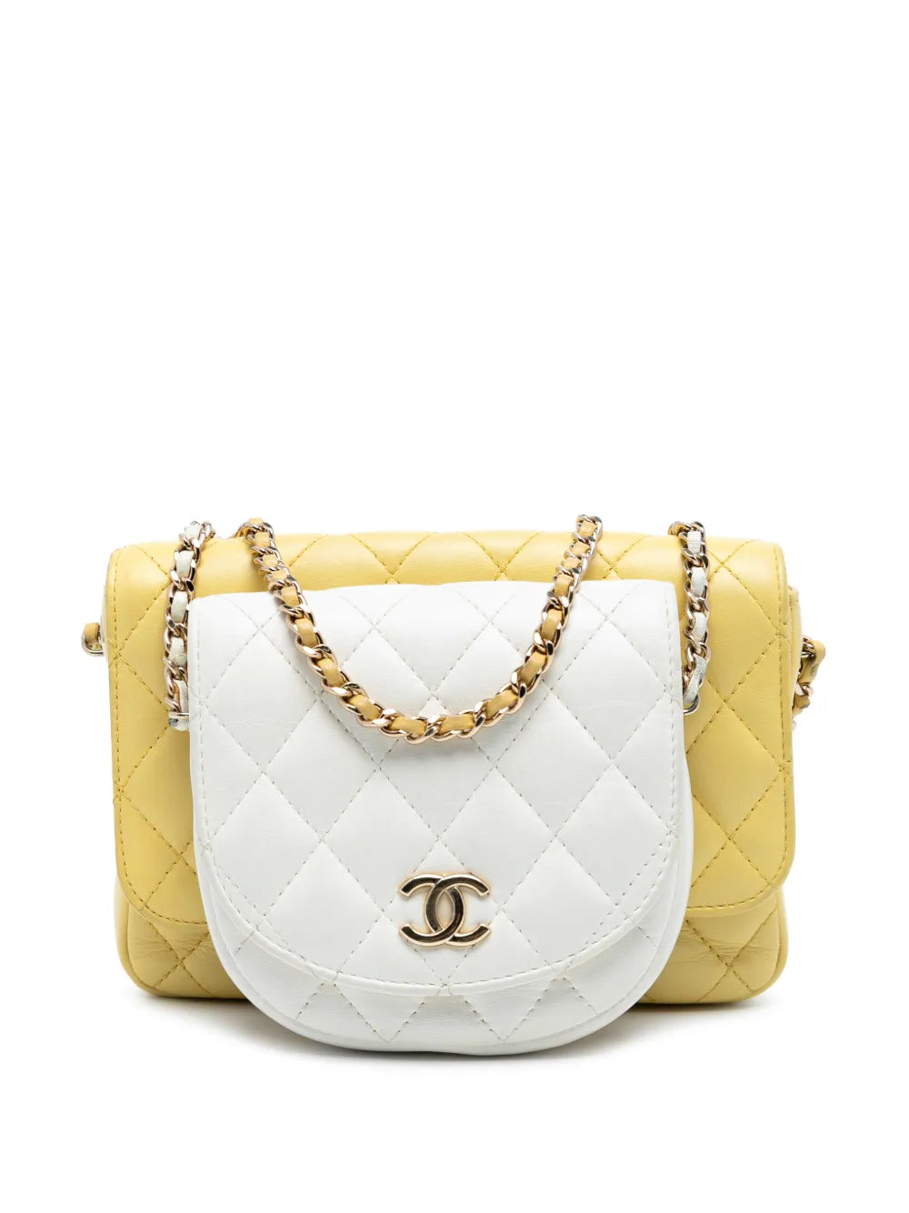 2019 CC Quilted Lambskin Side Packs Flap crossbody bag