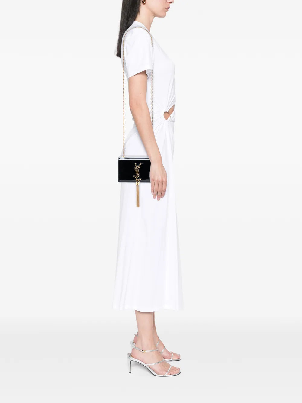 2014 Small Patent Monogram Kate Tassel crossbody bag