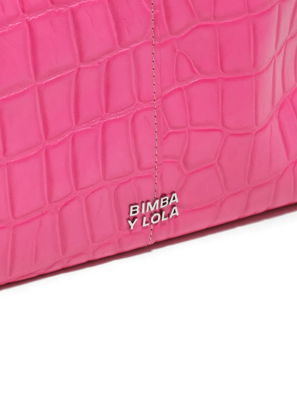 large leather-embossed tote bag