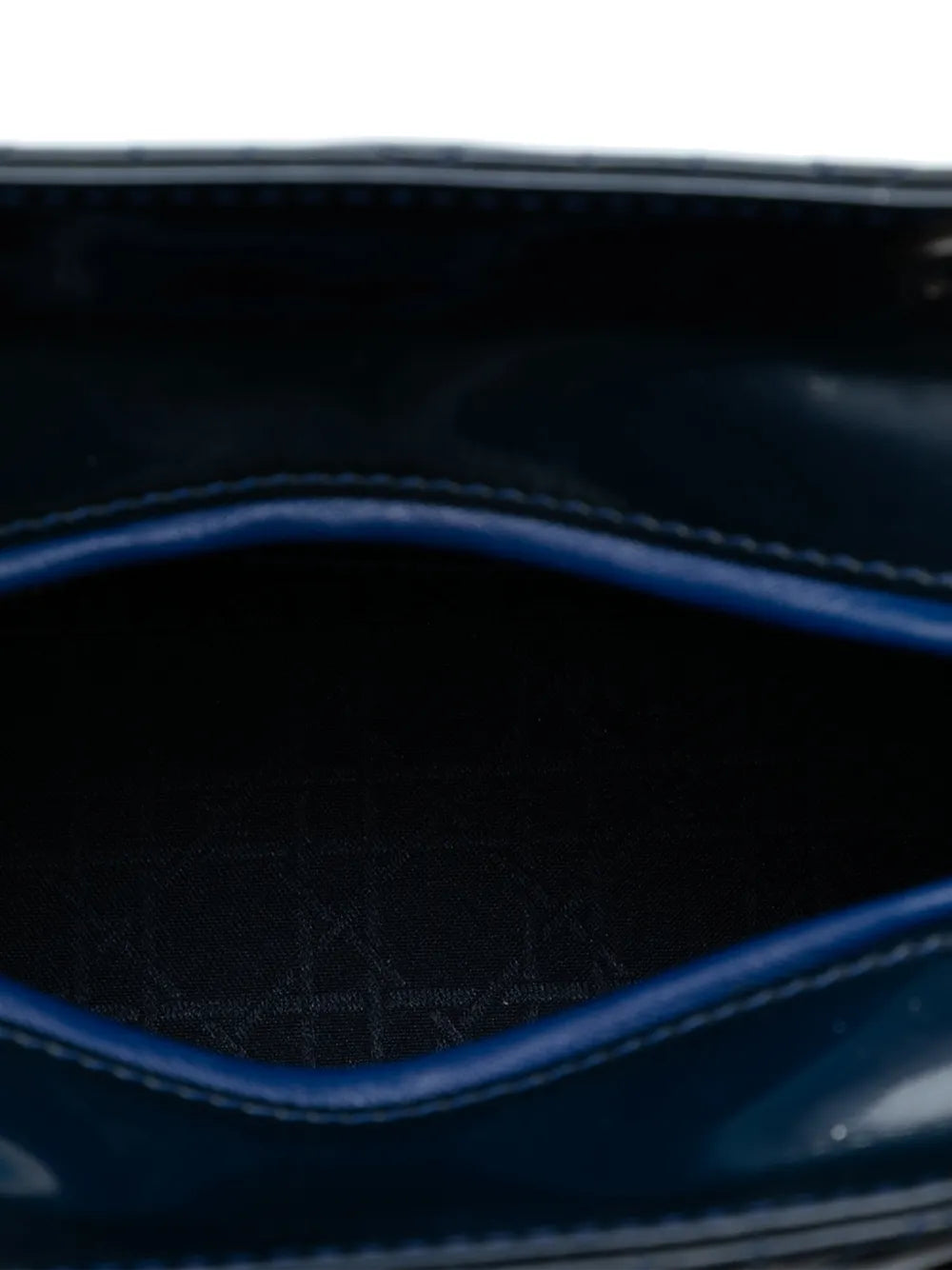 2013 Medium Patent Cannage Lady Dior satchel