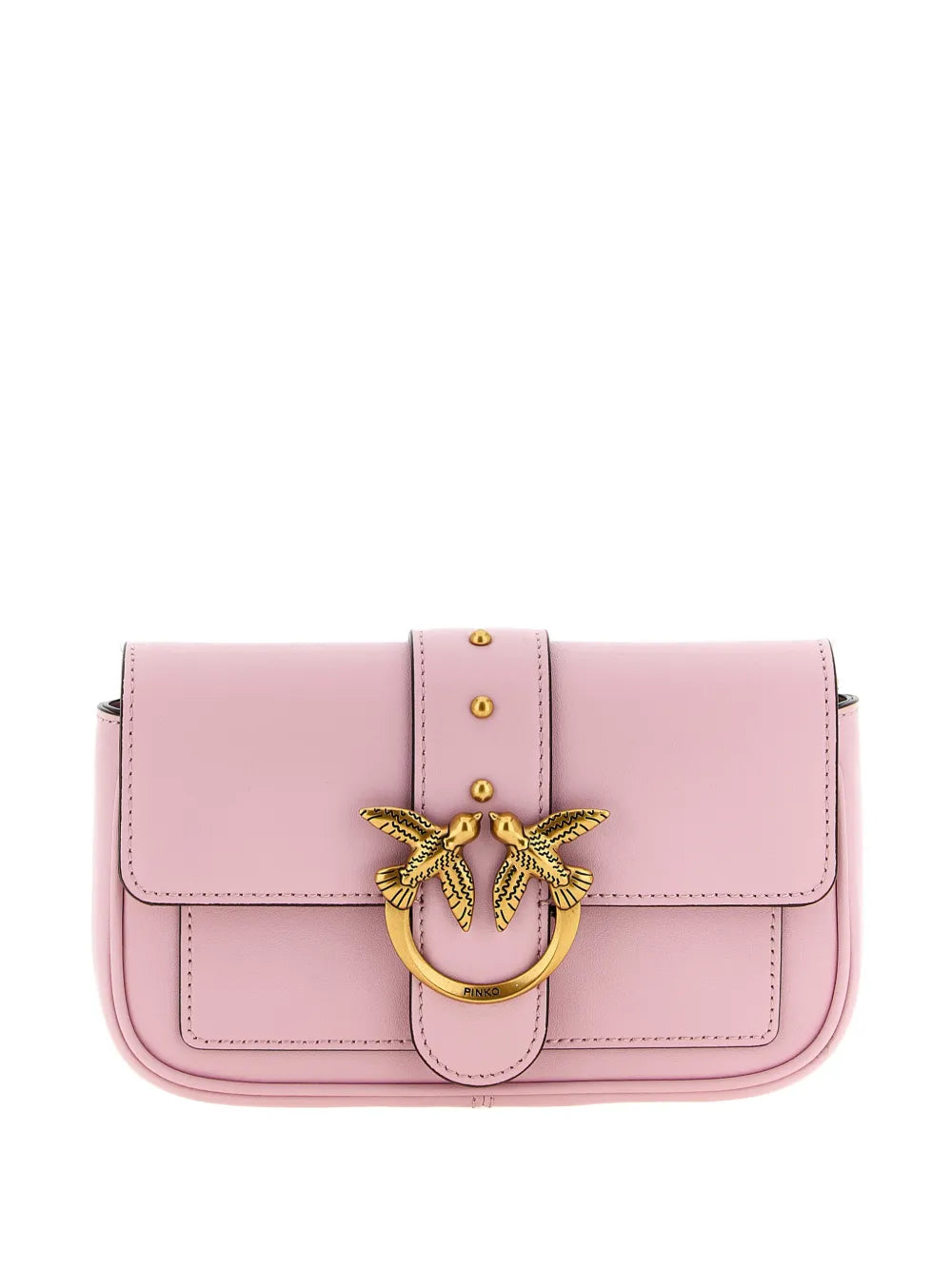Pocket Love One studs birds crossbody bag