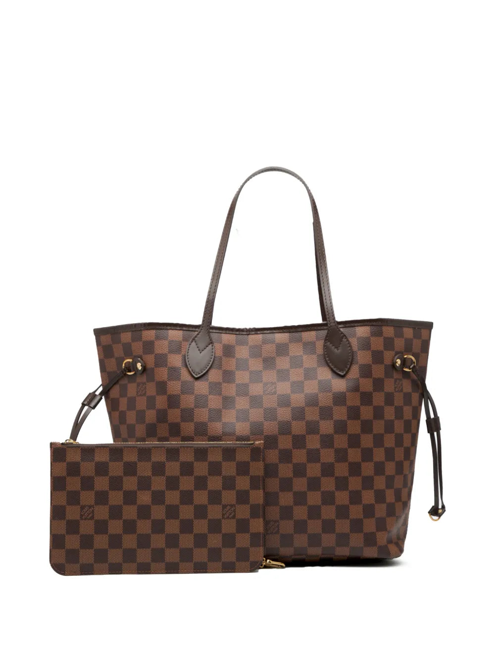 2015 Damier Ebene Neverfull MM tote bag