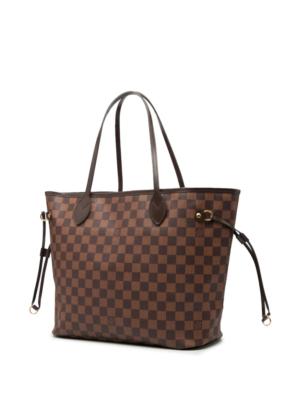 2015 Damier Ebene Neverfull MM tote bag