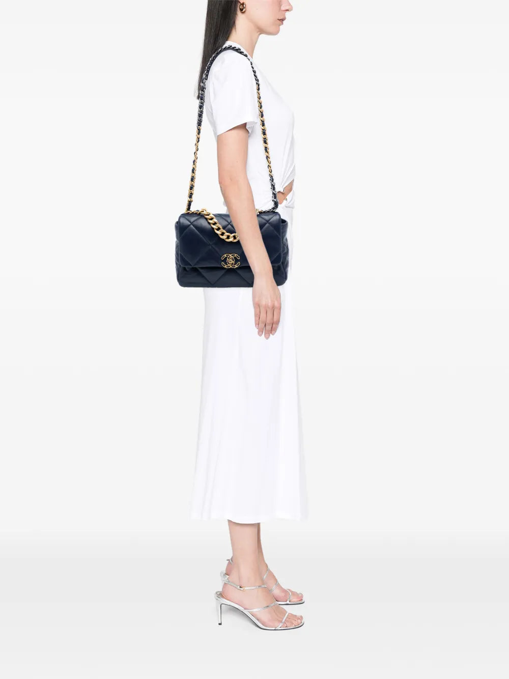 2021 Large Lambskin 19 Flap satchel