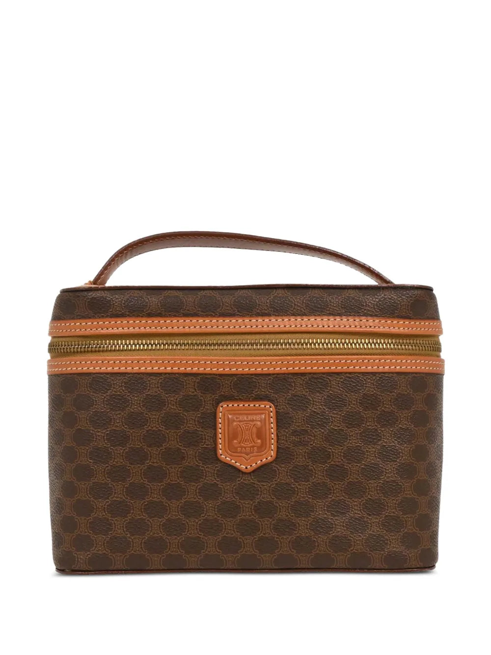 1990-2000s macadam-pattern vanity bag