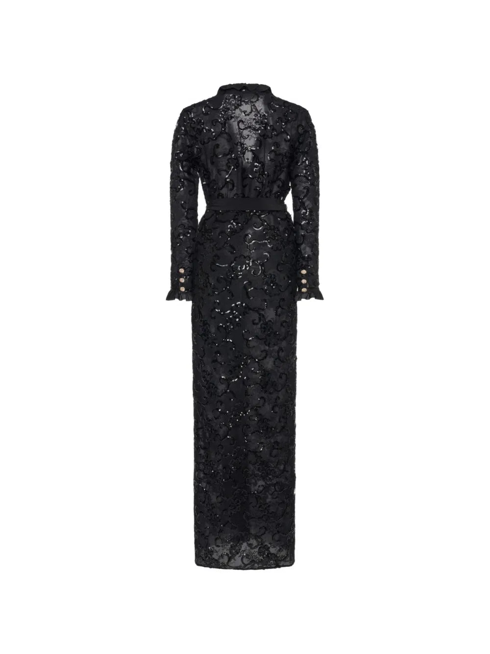 sequin-embellishment maxi dress