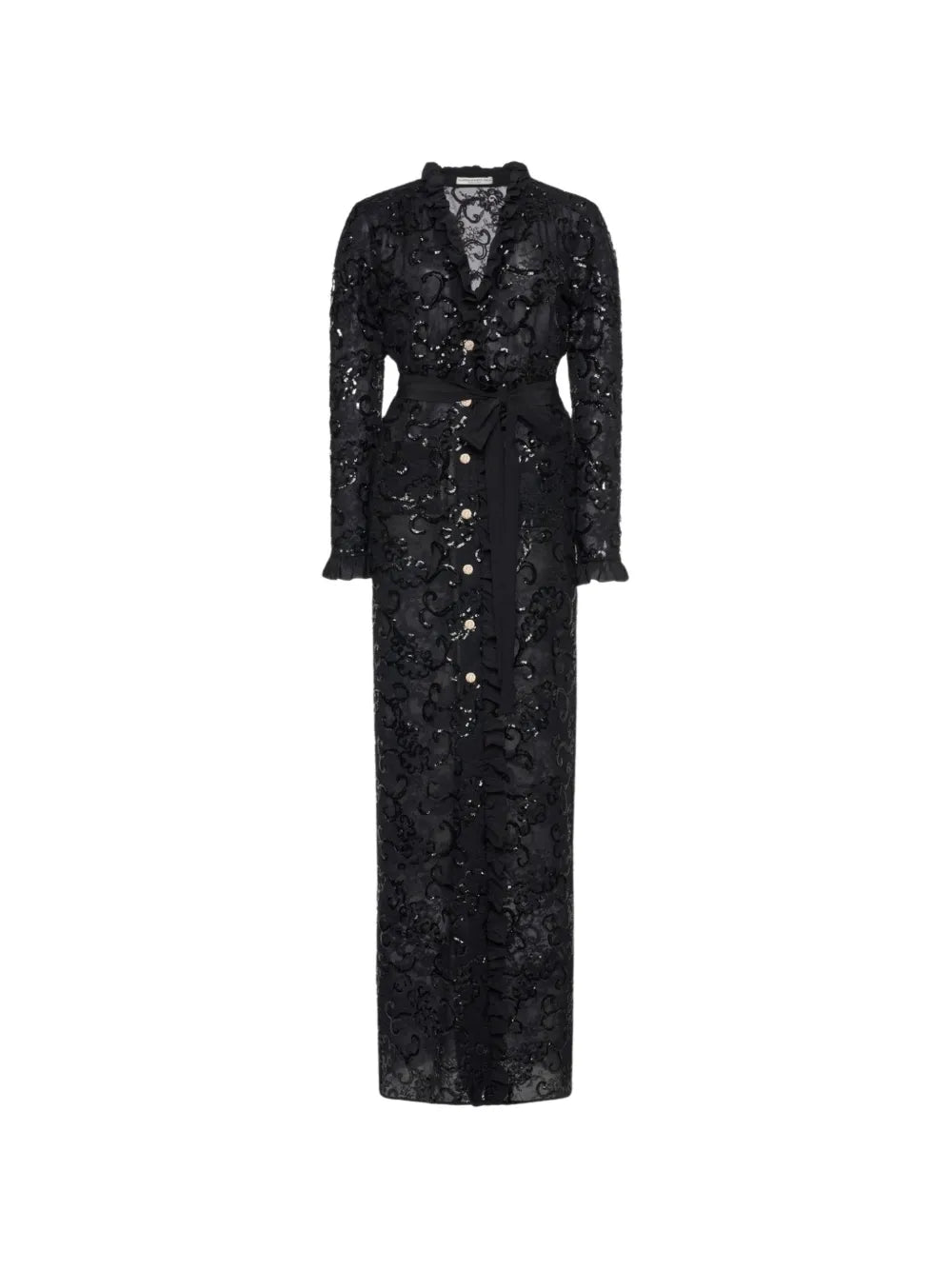 sequin-embellishment maxi dress