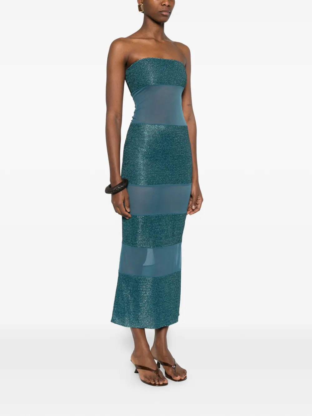 glitter panel dress