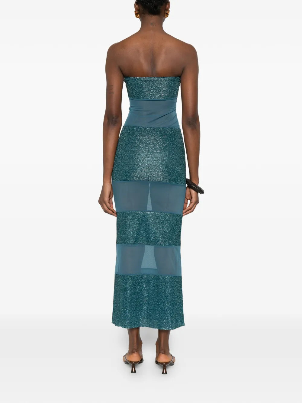 glitter panel dress