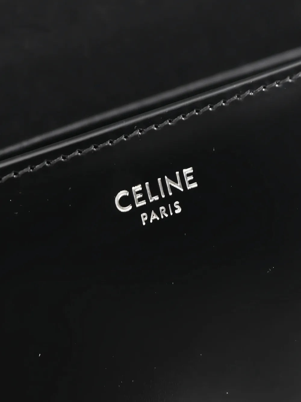 2020s Triomphe leather shoulder bag
