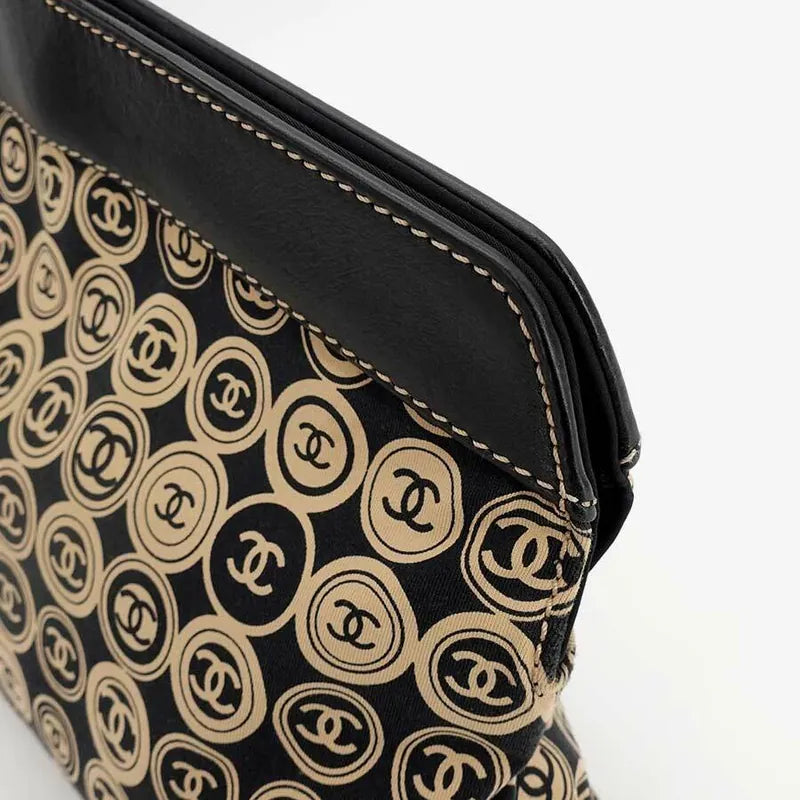 JS003 - CHANEL Navy Cotton Handbag