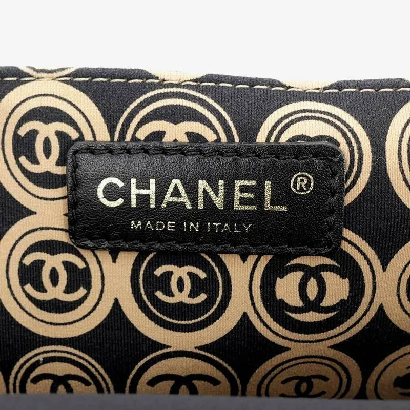 JS003 - CHANEL Navy Cotton Handbag