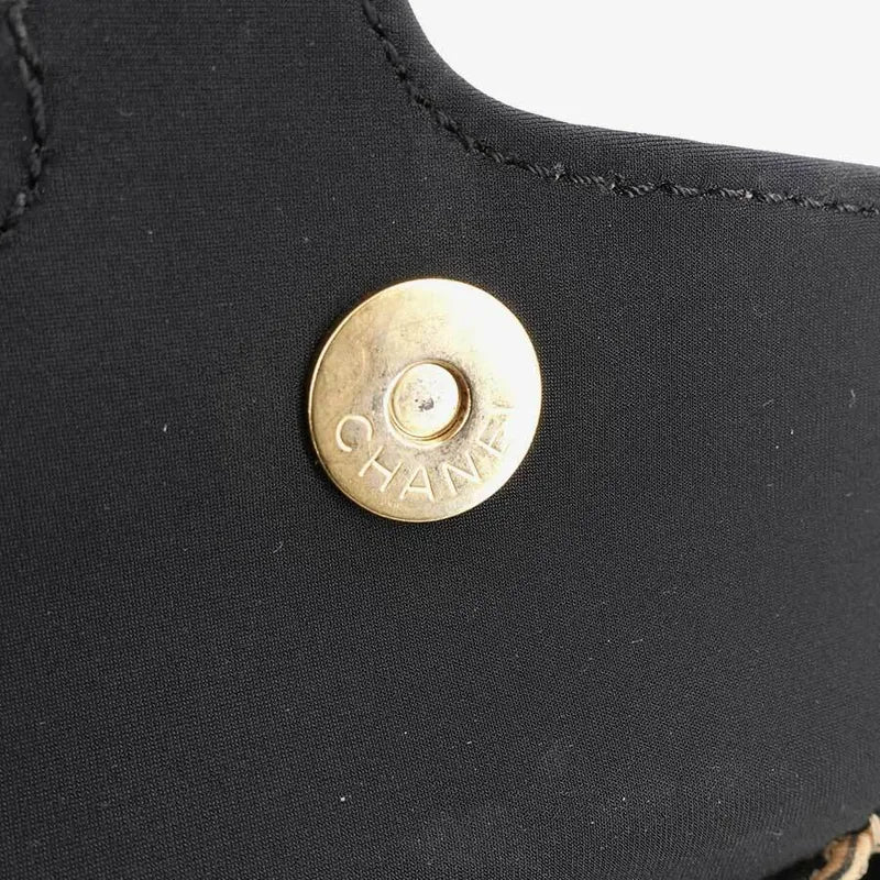 JS003 - CHANEL Navy Cotton Handbag