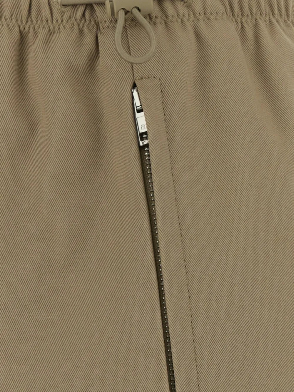 logo-waistband mini skirt