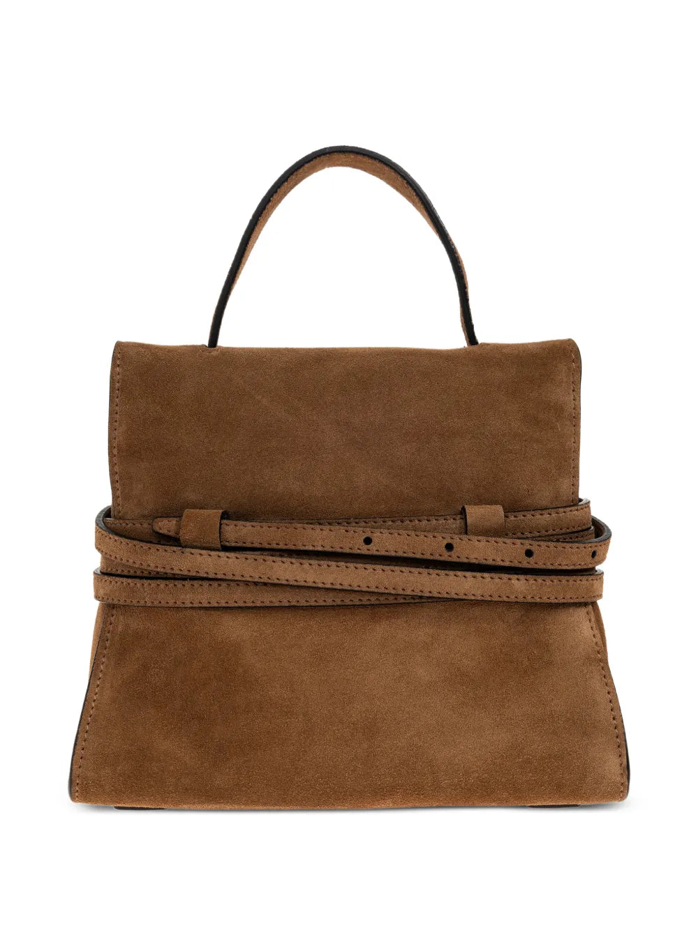 buckled top-handle tote bag