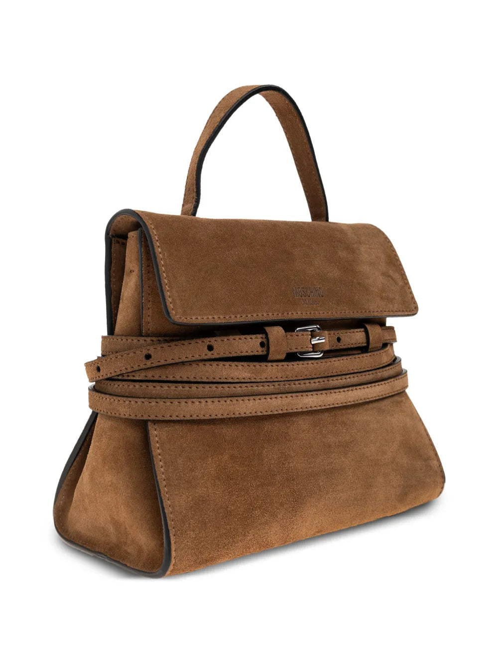 buckled top-handle tote bag