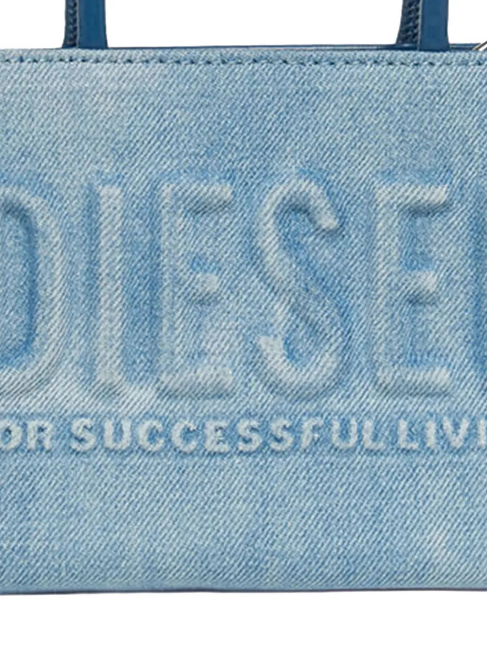mini Dsl 3D embossed-logo tote bag