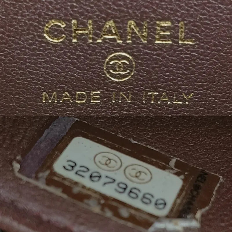 RA340 - CHANEL Black Lambskin Mini Vanity Case Bag