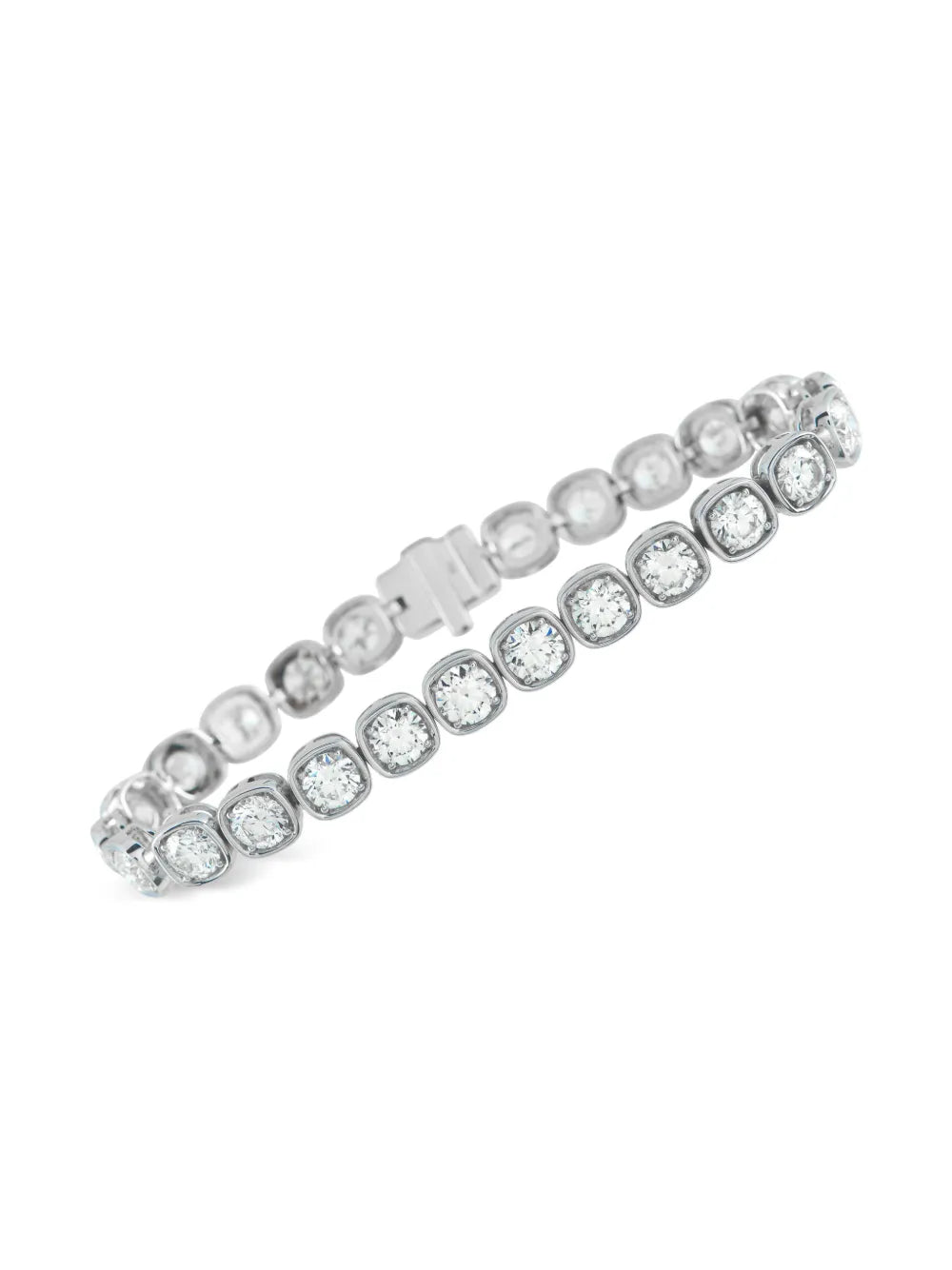 round-cut diamond bracelet