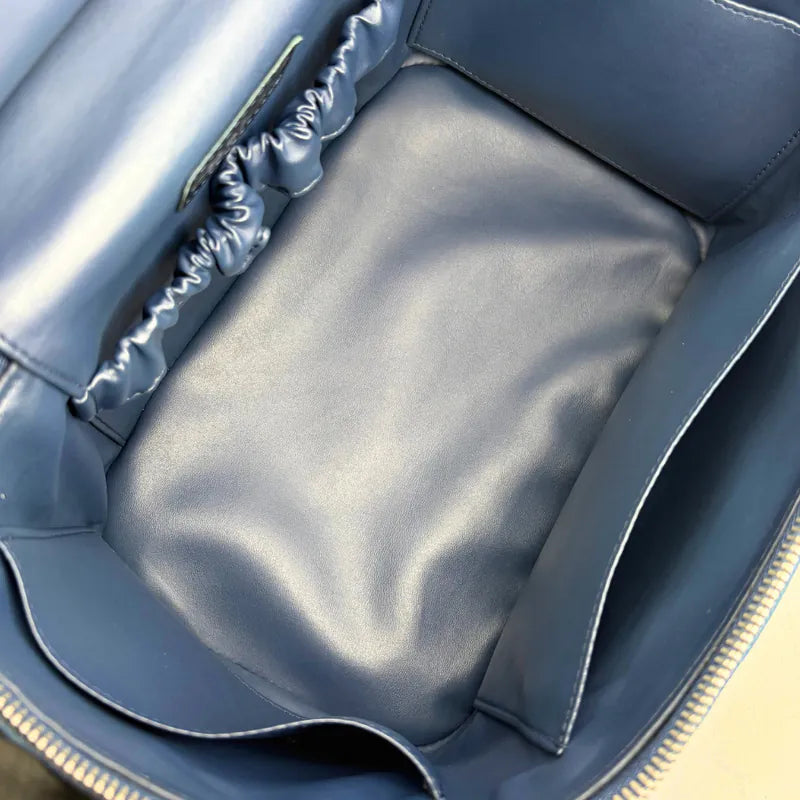 JW215 - CHANEL Vintage Blue Denim Vanity Case