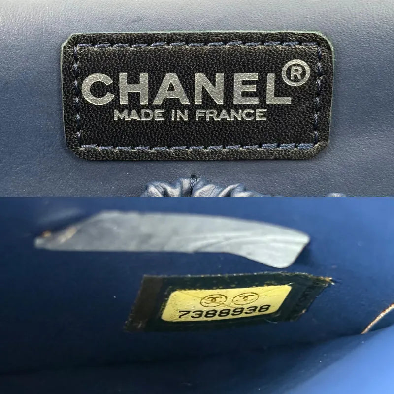 JW215 - CHANEL Vintage Blue Denim Vanity Case