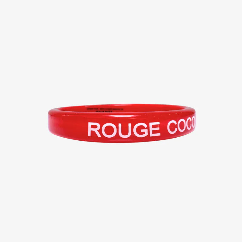 JW784 - CHANEL Pink Acrylic Rouge Coco Shine Bracelet