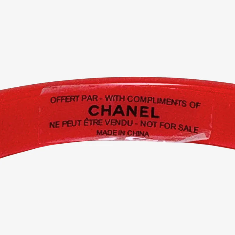 JW784 - CHANEL Pink Acrylic Rouge Coco Shine Bracelet