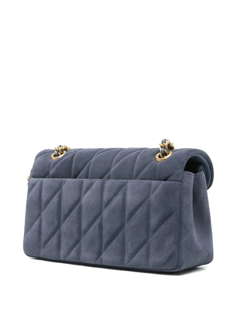 quilted c shoulder bag
