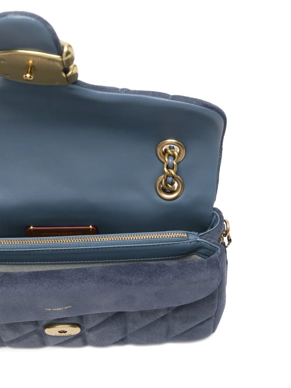 quilted c shoulder bag