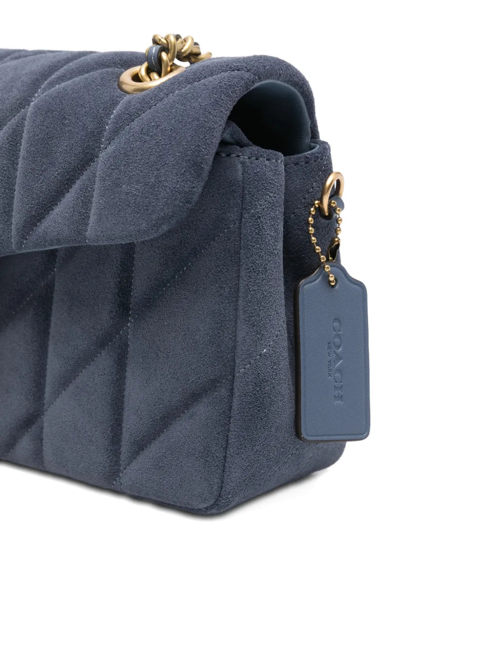 quilted c shoulder bag