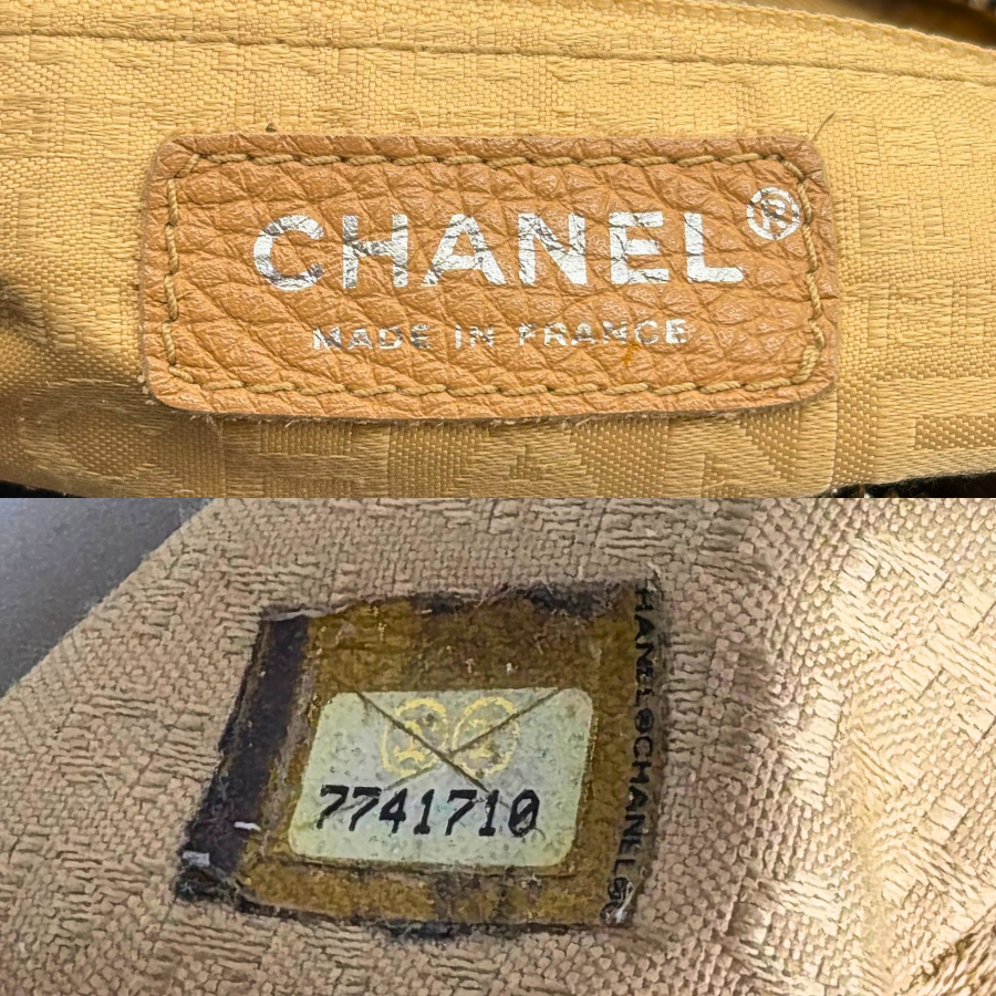 JAH226 - CHANEL Vintage Black Caviar Leather Handbag