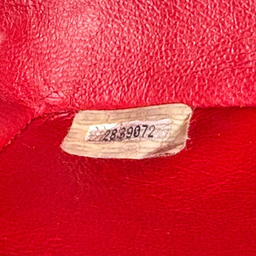 CS071 - CHANEL Vintage Red Caviar Leather 25cm Diana Flap Bag