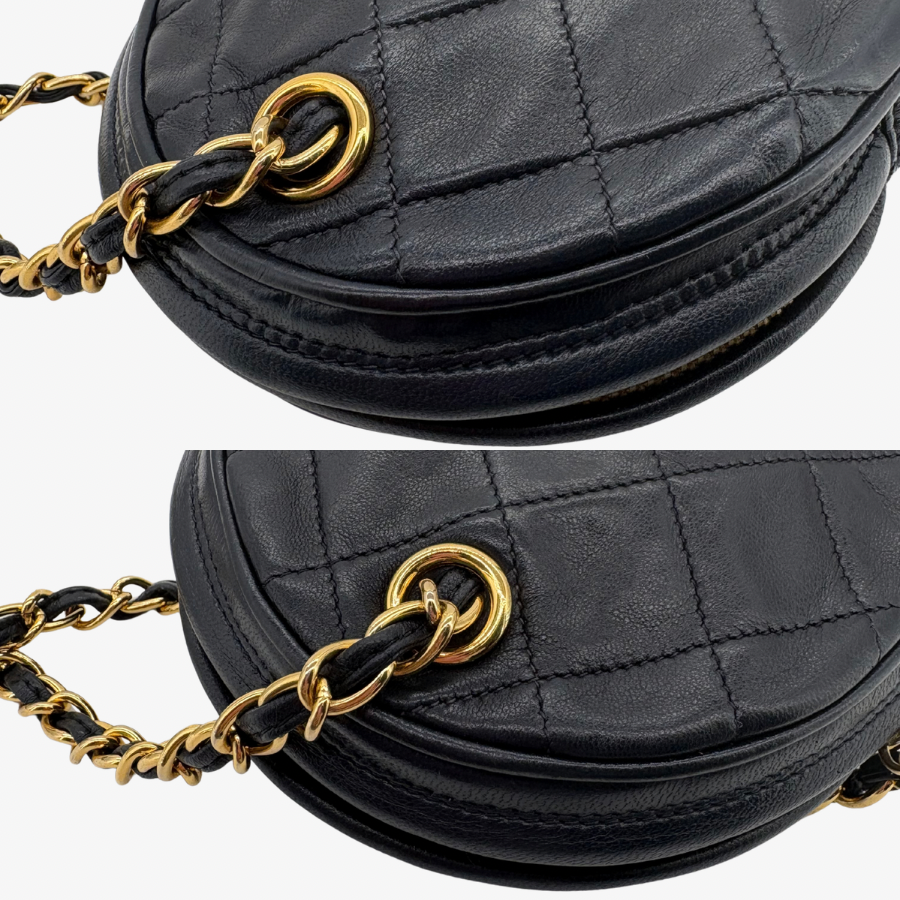 KA768 - Chanel Vintage Quilted Leather Shoulder Bag