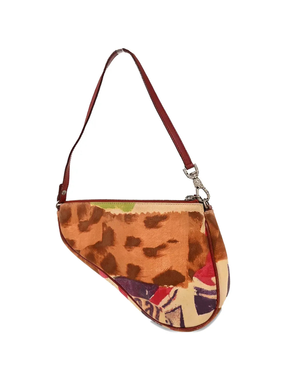 2003 print saddle shoulder bag