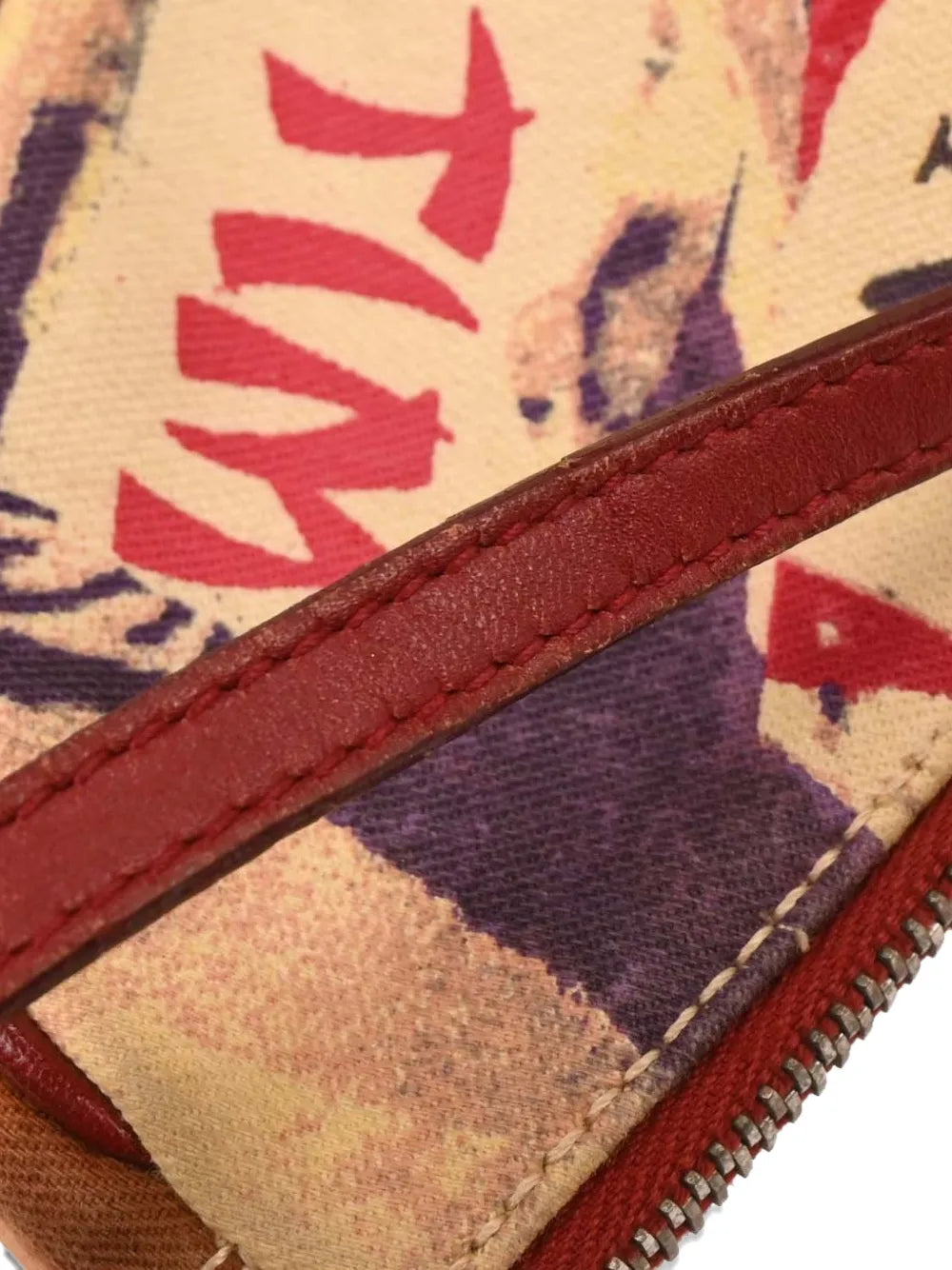 2003 print saddle shoulder bag