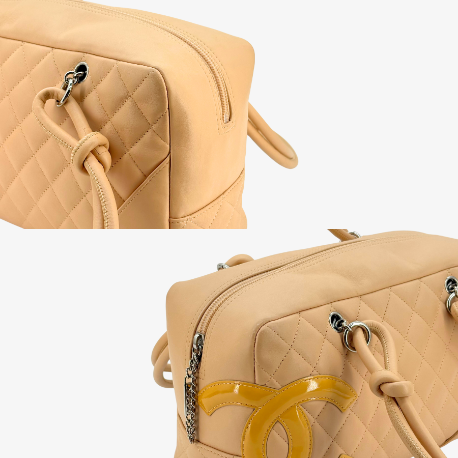 CS052 - CHANEL Vintage Red Lambskin 23cm Classic Flap Bag