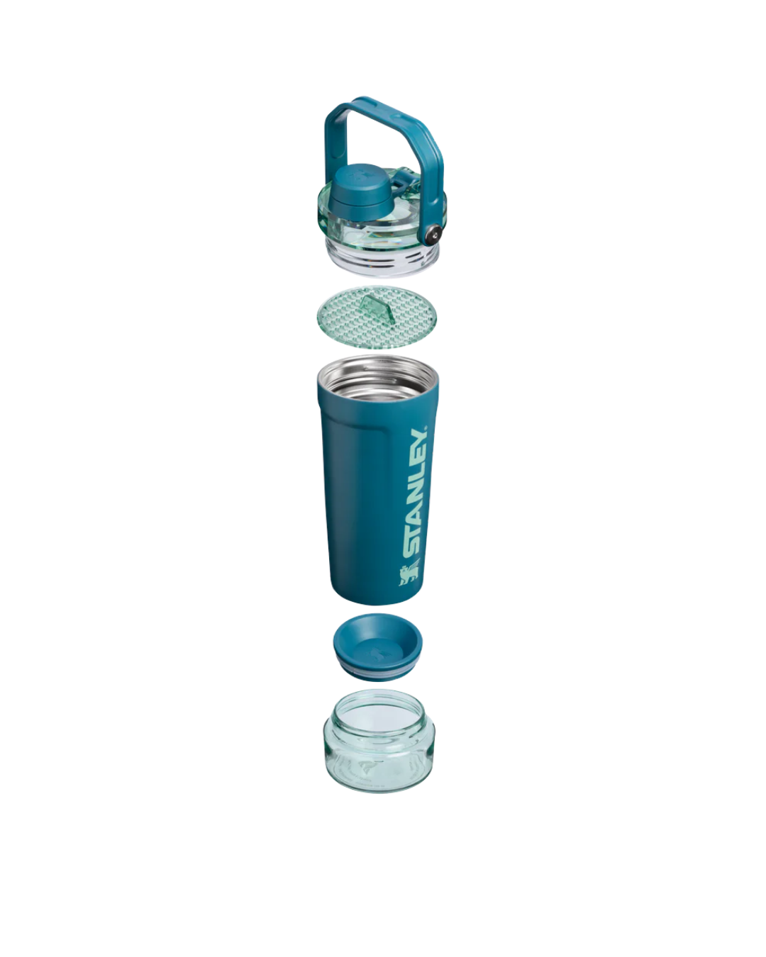 The Vitalize Shaker Bottle 20 OZ Coastal Teal