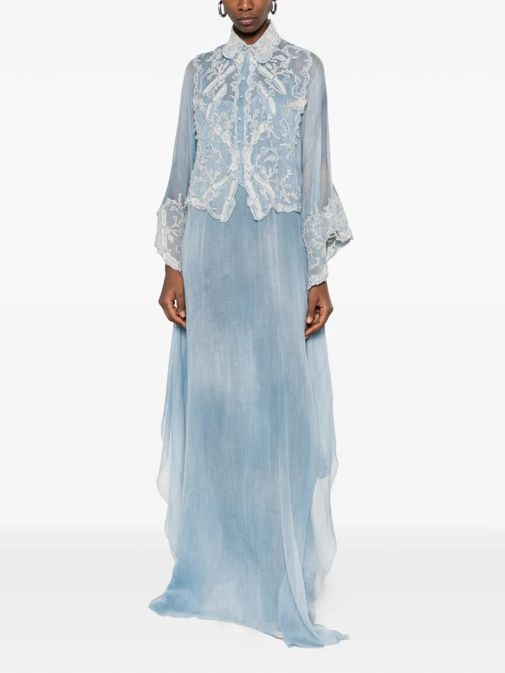 embroidered maxi dress