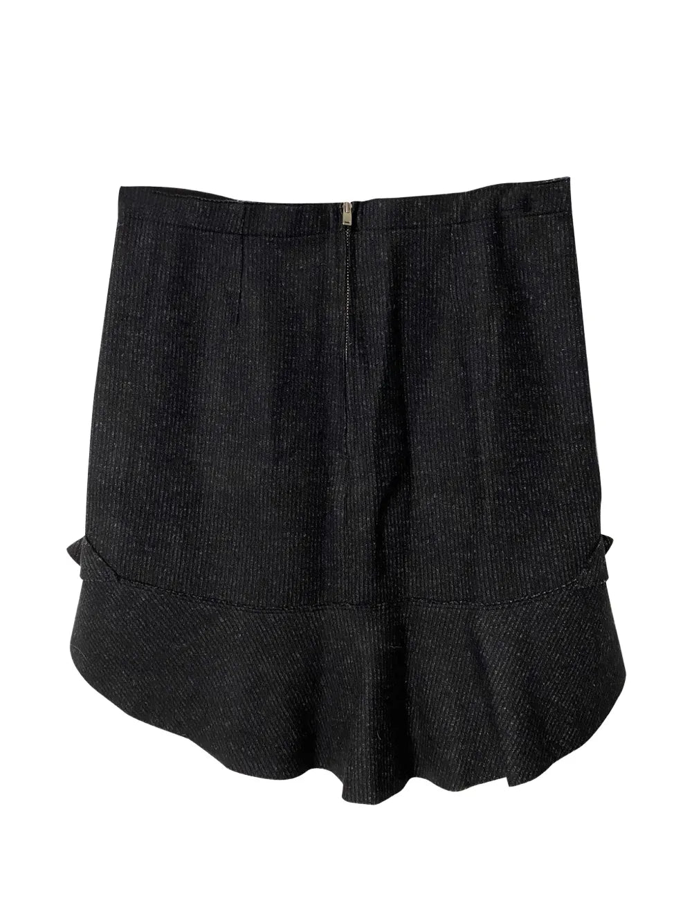 ruffled mini skirt