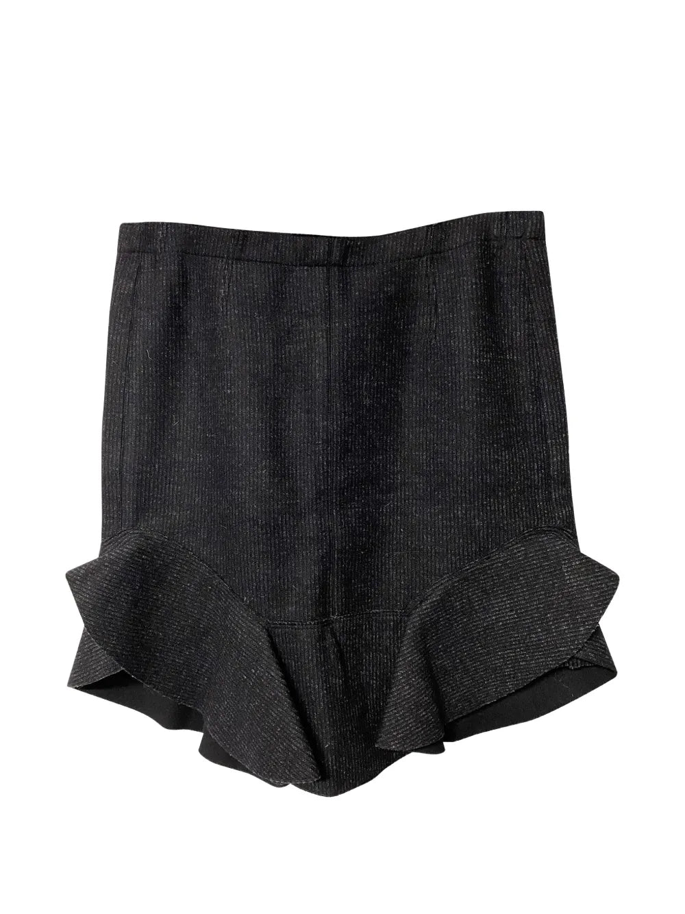 ruffled mini skirt